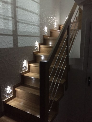 Wooden stairs