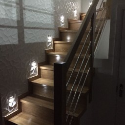 Wooden stairs