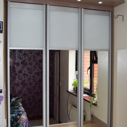 Bi-fold and hinged door wardrobe