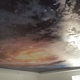 Galaxy stretch ceiling 