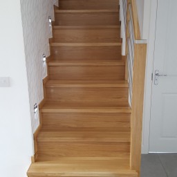 Wooden stairs