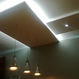 Kitchen ceiling and lights